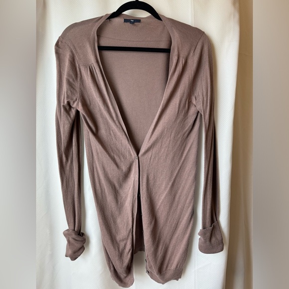 Gap | Button Up Cardigan | Mauve | Size Medium (Tall) - Picture 1 of 3